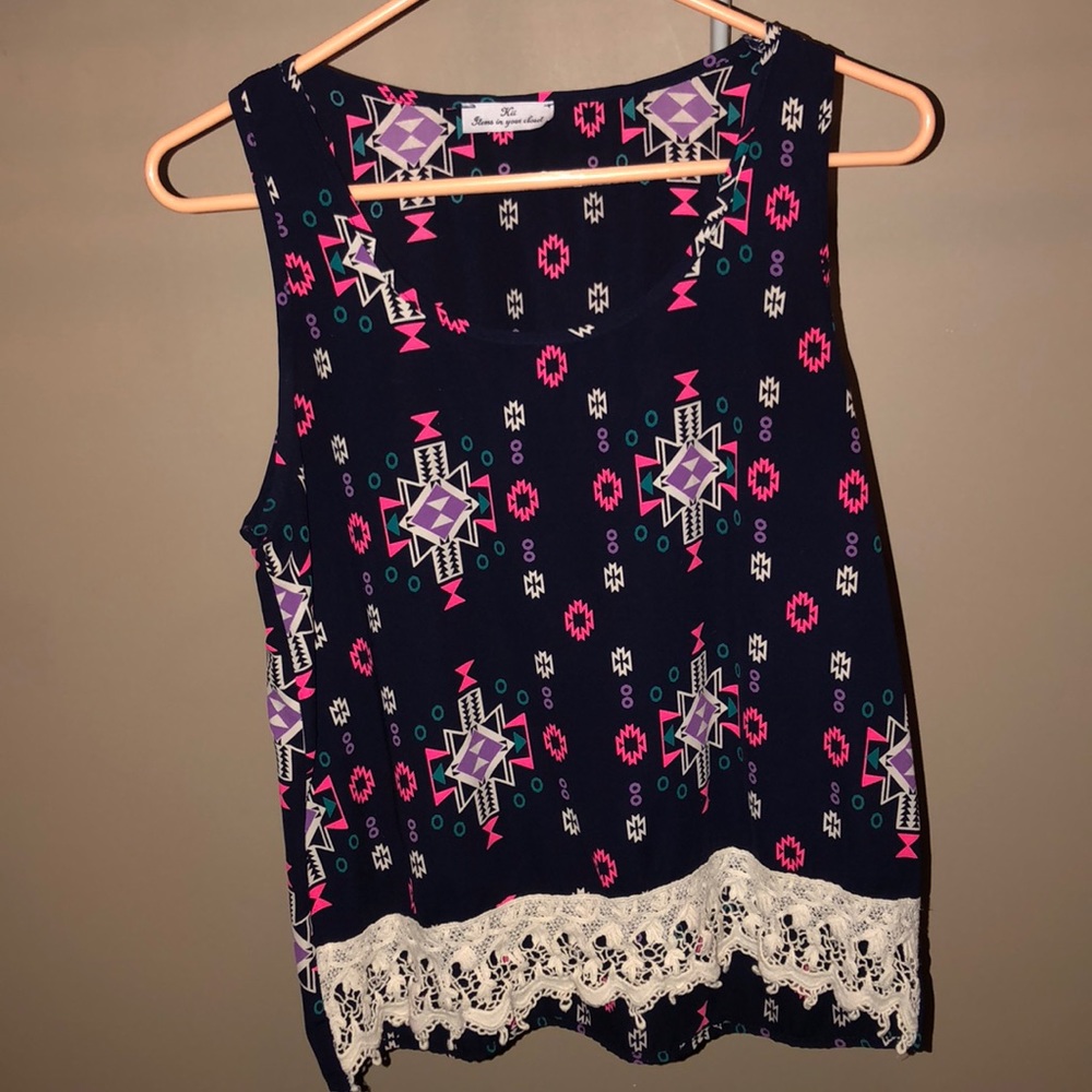 Tank top blouse